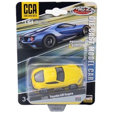 CCA 1:64 授權小車系列, Supra黃, 1個