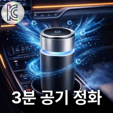 라베온 360 차량용 공기청정기 저소음 헤파필터 교체형 리필 1개 포함, 카본 블랙, RV-04