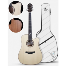 Naga G-08DC 伍伍慧 風系列 面單板民謠吉他 木吉他 兒童吉他 啟蒙樂器, 詳見包裝