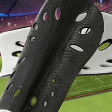 축구 정강이 보호대 신가드 스포츠 다리 안전 운동, 1개, 블루_M