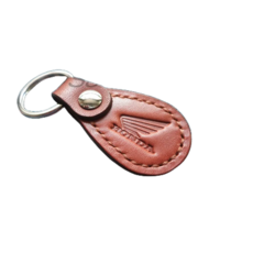 HONDA 本田 夢想之翼 牛皮 原色 真皮鑰匙圈 聖誕節 交換禮物 送男友, 1個