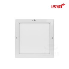 번개표 LED 사각 센서등 20w 220mm 6500K, 주광색, 1개