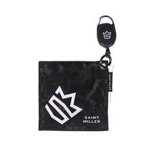 세인트밀러 셀프라운딩 카모플라쥬 볼/클럽 릴클리너 타올-300815, 블랙