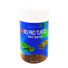 바이오라이프 거북이 전용사료, 1개, 250ml