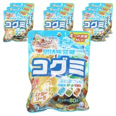 UHA 味覺糖 Kogumi 軟糖 蘇打 + 哈密瓜蘇打 + 可樂 + 能量蘇打, 10個, 80g