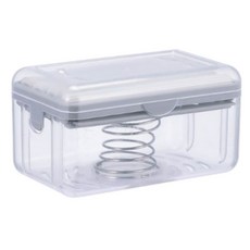 빨래비누케이스 거품롤러 빨래비누통 홀더 비누각 휴대용, 라이트그레이, 1개