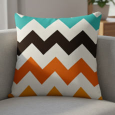 서플라이랩 디자인 프린팅 쇼파쿠션 컬렉션 국산솜포함, 17.지그재그
