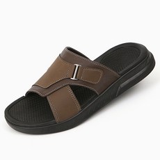 sinsaya 高彈墊男士拖鞋 SSY2168, 265, 棕色