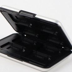 SD카드 보관함 실버 휴대용케이스 SD메모리카드케이스 SD카드케이스