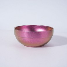 樂購 純鈦碗勺套裝：中式彩色勺、結晶冰花勺，輕便抑菌鈦飯碗，家用便攜, 粉紅色, 1個