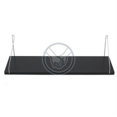 더가 무타공 벽선반 60x15cm 블랙
