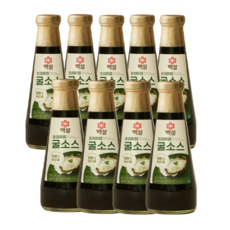 백설 남해굴소스, 350g, 9개