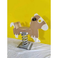 동물 스프링 시소 야외 공원 광장 놀이터 리조트 펜션, 1