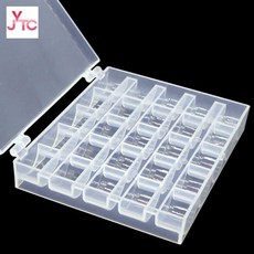 솜인형만들기 세트 자수실, 반투명 25칸 셔틀박스 1개 (셔틀 미포함), 1개