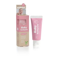 KUKU PLUS 酵素幼兒牙膏 草莓口味 氟化物FREE, 1個, 50g