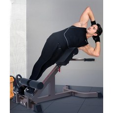 헬스장 백익스텐션 기구 기본형 기립근 옆구리, A