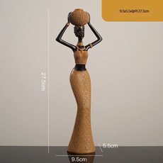 ibaribari 거실 현관 아프리카 인테리어 트레이 장식용 수납 오브제 보관함 소품 집들이 선물, BYX8638-A모델