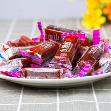 산사열매 젤리 2종 쫀득 간식 새콤달콤 츄잉캔디 산자, 산리홍 1kg, 1개, 1g