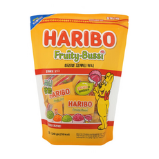 하리보 프루트 부시 12 ( 지) 과일 시럽 가들 미니젤리 대용량 세트, 40g, 1개
