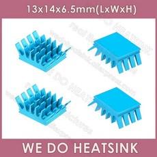방열판 쿨러 WE DO 방열패드 스파이키 블루 HEATSINK 유무, 2MM, 빨간색