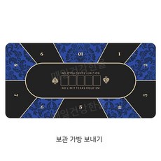 홀덤 테이블 매트 카페 펍 식탁보 파티 마작 고무 게임판 직사각형, E. 패턴 난초 1.2x0.6m J, 1개
