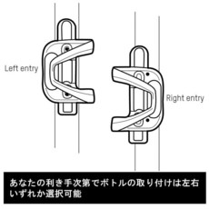 BLACK 블랙burn WaySIDE 사이드 엔트리 자전거 병 케이지(레드 원 사이즈), BLACK 블랙burn WaySIDE 사이드 엔트리 자