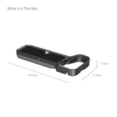 SmallRig 카메라 바닥 마운트 플레이트 소니 알파 7C II DJI RS 3 프로 짐벌 블랙 실버 4438