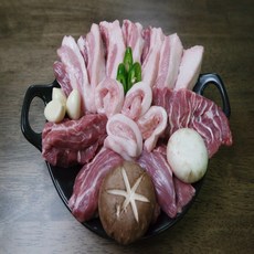 돼지뒷고기500g 1kg 돼지꼬들살 돼지뒷고기 꼬들살 뽈살, 1개