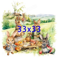 TS 可愛動物0273 蝶古巴特DIY餐巾紙, 1個, 33x33大圖