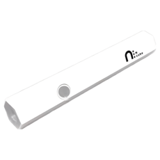 青可 Ching co N.cube 筆型手持燈 一字燈 便攜迷你速乾固化充電款美甲燈 手持燈 光療燈, 1個, 白色