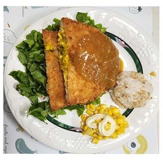 엄마손 단호박 치즈왕돈까스-250gx5장 (업소전문용 어린이돈가스), 250g, 5개