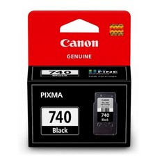 CANON PG-740 黑色墨水匣，適用多款佳能印表機，書寫流暢，墨色飽和, 1個