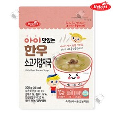 베베스트 아이 맛있는 한우 소고기감자국 간편식, 200g, 18개