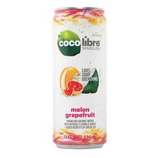 Coco Libre 스파클링 라이트 크리스프 퀜칭 멜론 그레이프프루트, 1개, 330ml