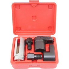 에이 비게일 5개 세트 자동차 산소 센서 소켓 렌치 제거 도구 및 나사선 세척기 38인치 12인치 구동 x 78인치 22mm 제거기, Red