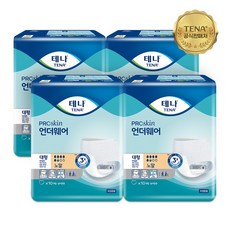 테나 남녀공용 언더웨어 노말 성인기저귀, 대형, 10개입, 4개