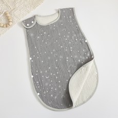 4層紗防踢被 嬰兒睡袋 透氣不悶 鈕扣固定