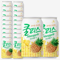 동원 쿨피스 파인애플, 350ml, 20개