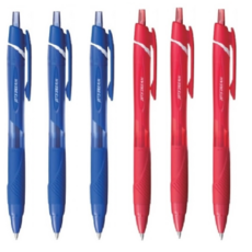 유니볼 제트스트림 볼펜 6개 SXN-150-07, 0.7mm 6개(청3적3)