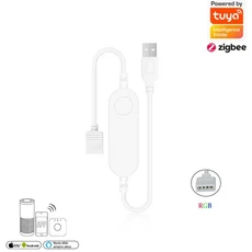 5V USB Zigbee 3.0 스마트 홈 RGB/RGBCCT Led 컨트롤러 조광기 미니 스위치 Tuya Gateway SmartThing Alexa, 02 for RGB 4pin