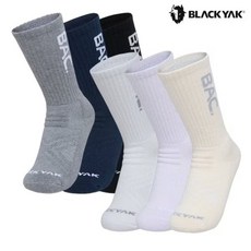 매장정품 BLACKYAK 블랙야크 공용 레저 등산 양말 알파인크루삭스B 2BYSCXU908 1409823, 24CM, BLACK