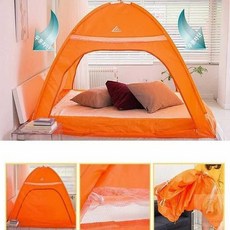 실내용 양문형 난방텐트(3-4인용) 원터치 간편설치