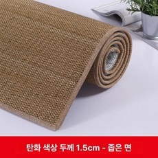 다다미 카펫 바닥 일본 여름 수제 돗자리, 카보나이즈드 1.5cm 내로우 엣지