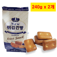 금풍제과 튀김건빵, 240g, 2개