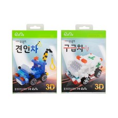 이지피아 이지툭툭블럭 교통 2종, 구급차, 견인차, 1개