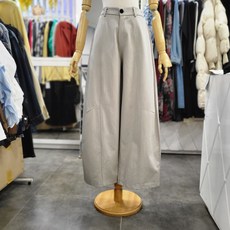 봄 백밴딩 커브드 와이드 팬츠 825740