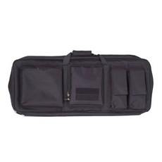 건케이스 백팩 전술가방 소총가방 에어 소프트건 군용, 블랙(벨크로 없음), 1개