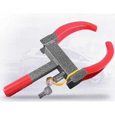 자동차 휠 잠금장치 주차 스틸 타이어 카라반 내리막 고임목, 1. 9홀 구리 잠금 실린더, 1개