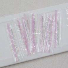 마미쏘잉/ 바늘귀가 큰 십자수용 6올바늘 10개 낱개포장/타피스트리용 울사바늘, 1세트