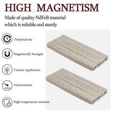 원통형자석 초강력 원형 네오디뮴 자석 N35 영구 NdFeB 2x2, 04 20piece, 10 4mmx1.5mm